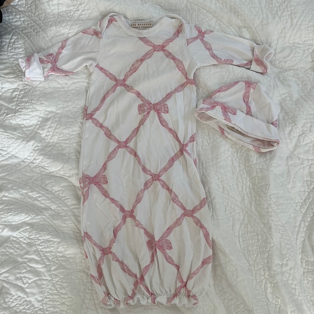 Beaufort Bonnet Gown and Hat, 0-3m
